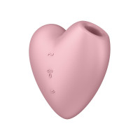 Вакуумний вібратор Satisfyer Cutie Heart Light Red