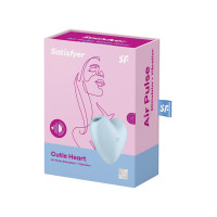 Вакуумний вібратор Satisfyer Cutie Heart Blue