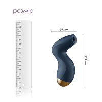 Вакуумний кліторальний стимулятор Svakom Pulse Pure Navy Blue