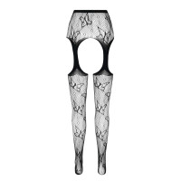 Еротичні колготки-бодістокінг Passion ECO S001 black