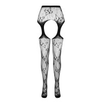 Еротичні колготки-бодістокінг Passion ECO S001 black
