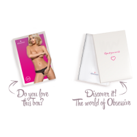 Obsessive 837-THC-1 crotchless thong L/XL