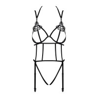 Obsessive Badossa crotchless teddy S/M