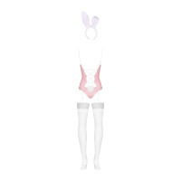 Obsessive Bunny suit 4 pcs costume pink L/XL