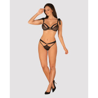 Obsessive Obsessivia 2-pcs set black S/M