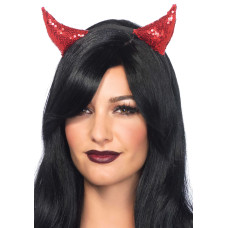 Leg Avenue Sequin devil horns Red