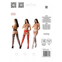 Еротичні колготки-бодістокінг Passion S029 white
