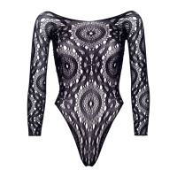Боді Leg Avenue Snap crotch thong back teddy Black M/L