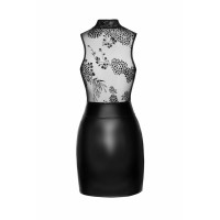 Сукня Noir Handmade F241 Short dress with powerwetlook skirt and tulle top - XXL