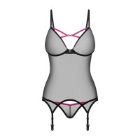 Корсет Obsessive Novenes corset & thong XS/S