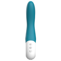 Вібратор точки G Liebe Bend It Rechargeable Ocean Blue, 10 режимів, дуже потужний, гнучкий стовбур