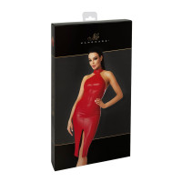 Сукня Noir Handmade F354 Red powerwetlook dress - L