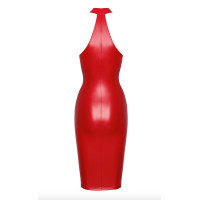 Сукня Noir Handmade F354 Red powerwetlook dress - XL