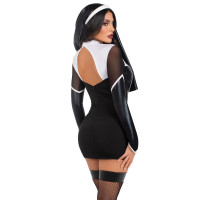 Костюм черниці Leg Avenue Holy Hottie Dress M