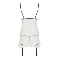 Пеньюар ORIHIME CHEMISE white L/XL - Passion