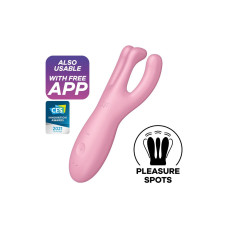 Кліторальний смарт вібратор Satisfyer Threesome 4 Pink