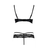 Комплект білизни NORTH SET black L/XL - Passion Exclusive