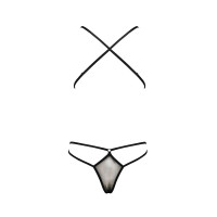 Боді монокіні з декольте ERZA BODY black L/XL - Passion