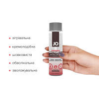 Розігрівальний крем-змазка з кокосовою олією System JO Silicone Free Hybrid WARMING (120 мл) білий