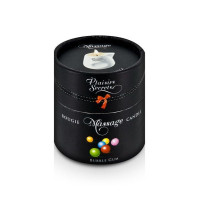 Масажна свічка Plaisirs Secrets Bubble Gum (80 мл) подарункова упаковка