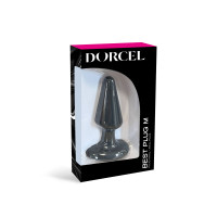 Анальна пробка Dorcel Best Plug M м'який soft-touch силікон, 4,1см
