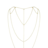 Ланцюжок для спини Bijoux Indiscrets Magnifique Back and Cleavage Chain - Gold, прикраса для тіла