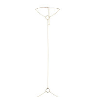 Цепочка на шею и пояс Bijoux Indiscrets Magnifique I Body Chain – Gold, украшение на тело