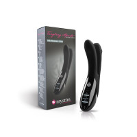 Вібратор подвійний з електростимуляцією Mystim Tingling Aparte eStim Black, міостімулятор