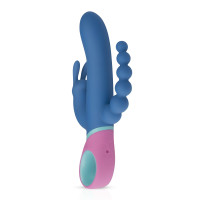 Вібратор кролик з ротацією і анальним стимулятором PMV20 Vice - Double Vibrator