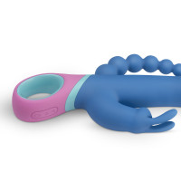 Вібратор кролик з ротацією і анальним стимулятором PMV20 Vice - Double Vibrator