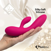 FeelzToys Lea Rabbit Vibrator Rubine Red