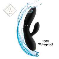 FeelzToys Lea Rabbit Vibrator Black