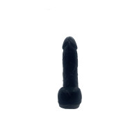 Крафтове мило-член із присоскою Чистий Кайф Black size S натуральне