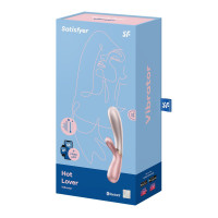 Смарт вібратор-кролик Satisfyer Hot Lover Pink із підігрівом