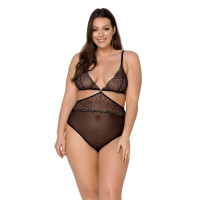 Жіноче боді AMBERLY BODY black 6XL/7XL