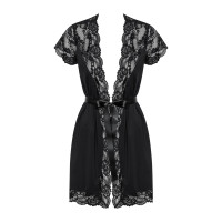 Obsessive 810-PEI-1 peignoir black XXL