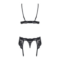 Obsessive 810-SEG-1 3 pcs set black S/M