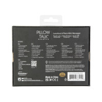 Pillow Talk Secrets Desires 6-Piece Mini Massager Set - Navy