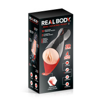 Преміум-вібромастурбатор Real Body - Real Sucking Pussy 2