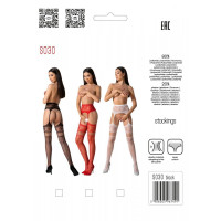 Еротичні колготки-бодістокінг Passion S030 red
