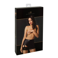 Спідниця Noir Handmade F345 Powerwetlook skirt with garter - XL