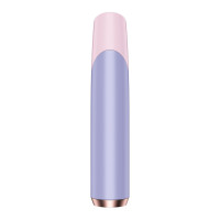 Вакуумний стимулятор Satisfyer Bold Kiss Violet, магнітна технологія 3D Air Pulse, 30 режимів роботи