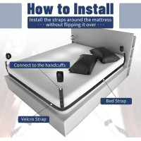 БДСМ-набір LOCKINK YEAHWOW Bed Restraint set