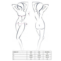 Комплект белья BRIDA SET OpenBra black XXL/3XL - Passion Exclusive