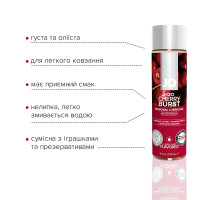 Смазка на водной основе System JO H2O - Cherry Burst (120 мл) без сахара, растительный глицерин