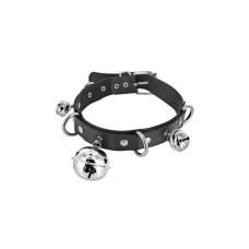 Ошейник c колокольчиками Fetish Tentation Choker Bells, экокожа