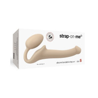 Безремінний страпон Strap-On-Me Flesh S, повністю регульований, діаметр 2,7см