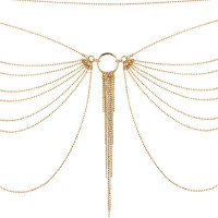 Цепочка на трусики или лиф Bijoux Indiscrets MAGNIFIQUE Waist Chain - Gold, украшение на тело