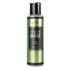 Вкусный гель для изысканных мануальных и оральных ласк Sensuva — Handipop Green Apple (125 мл)
