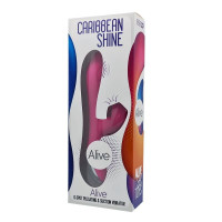 Вібратор-кролик Alive Caribbean Shine Magenta 3в1